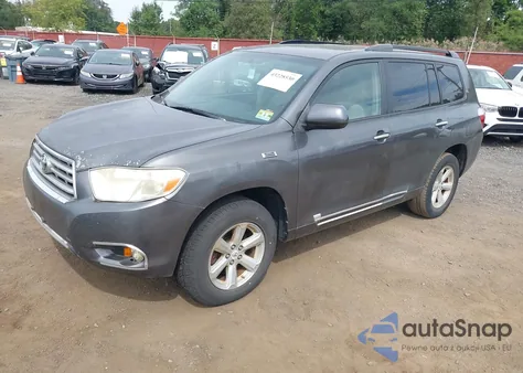 2008 Toyota Highlander из США, поврежденный, VIN JTEES41A382036727
